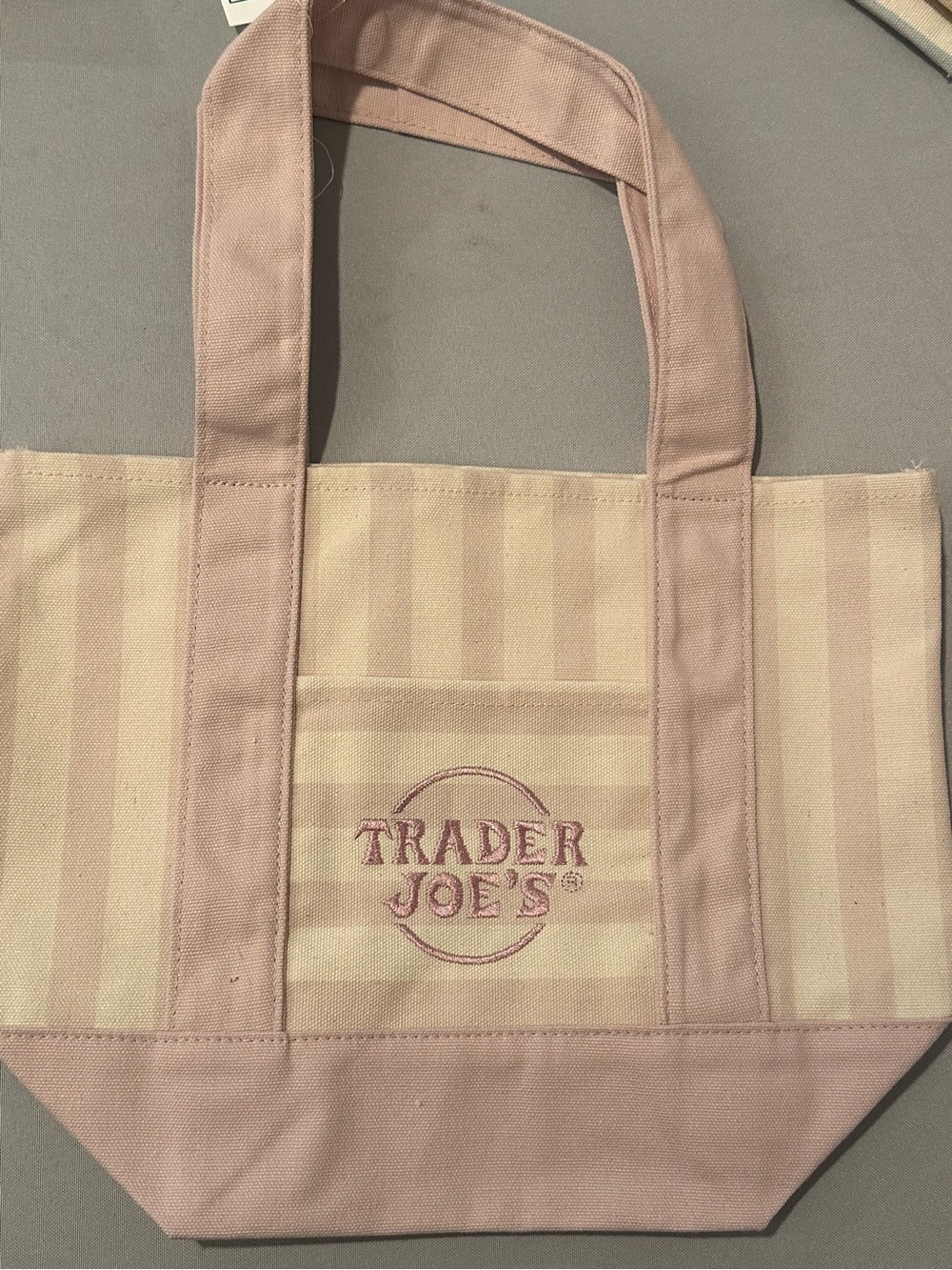 NEW Trader Joe’s Summer Mini Tote Bag - PINK (one)